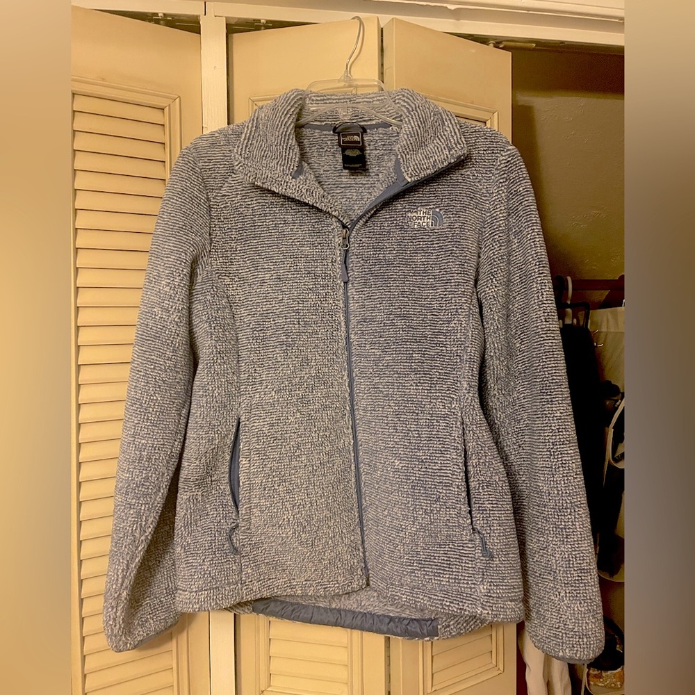 The North Face Jacket Womens Medium Blue Fleece Full Zip